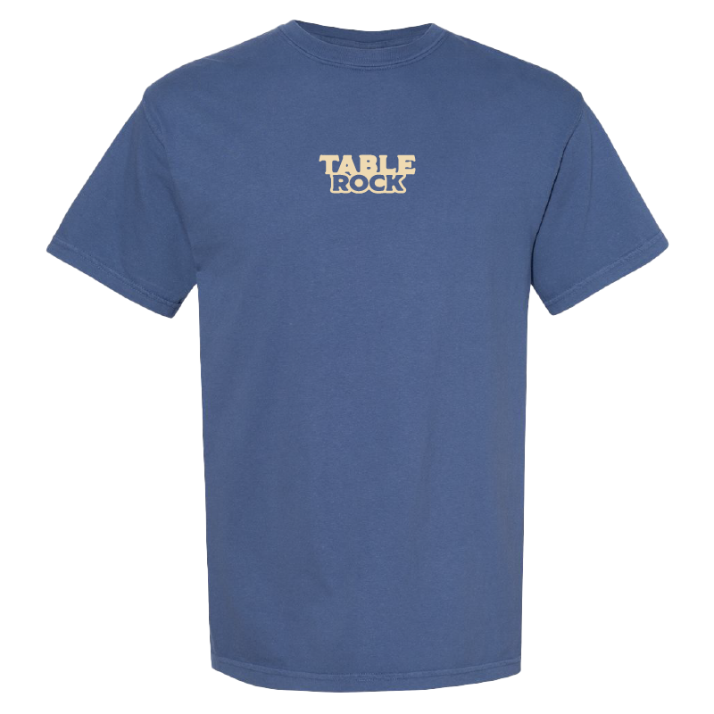 Palm Tee - China Blue