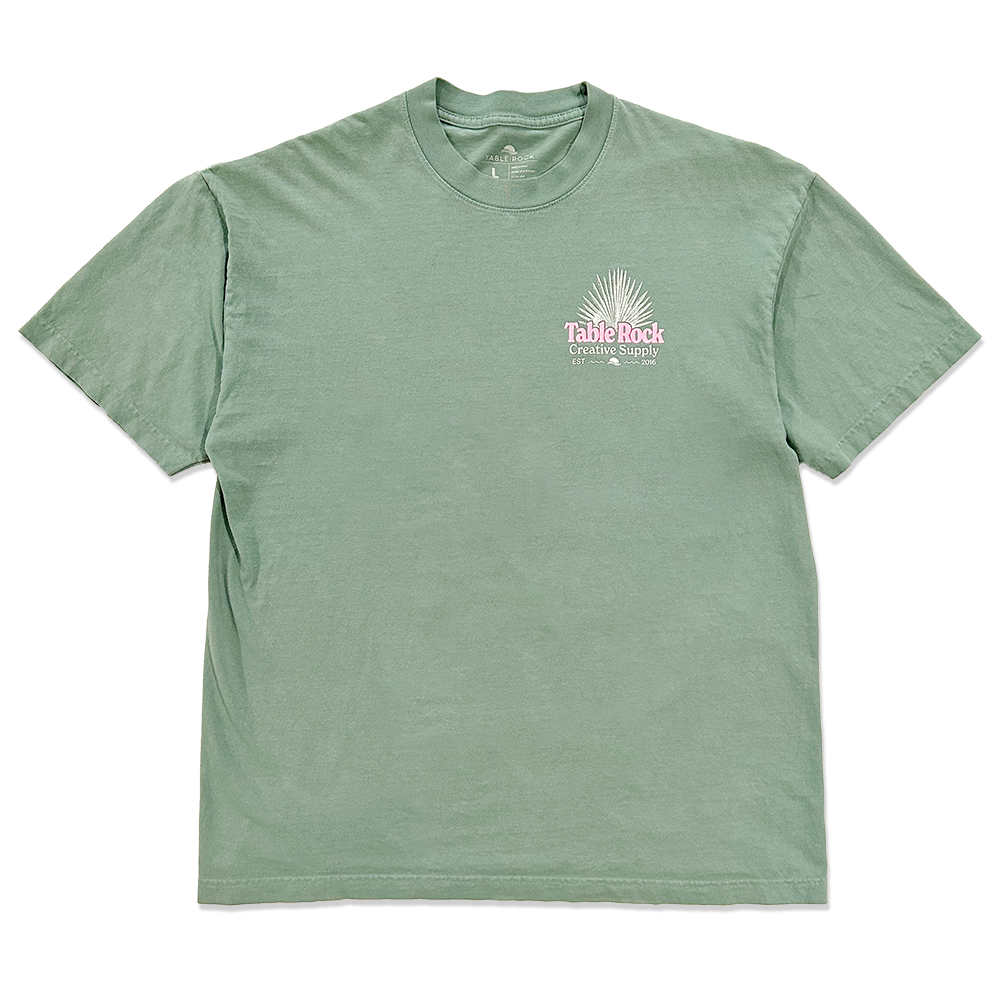 Palm V2 Tee - Atlantic Green