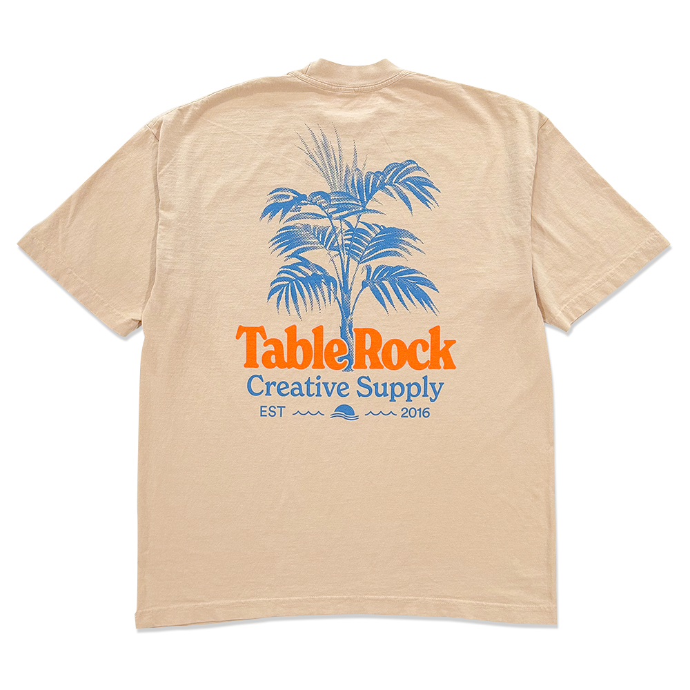Palm V2 Tee - Beige