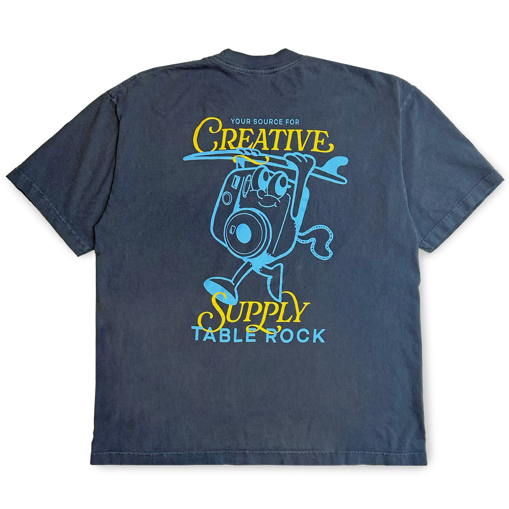 Camera Tee - Storm Grey