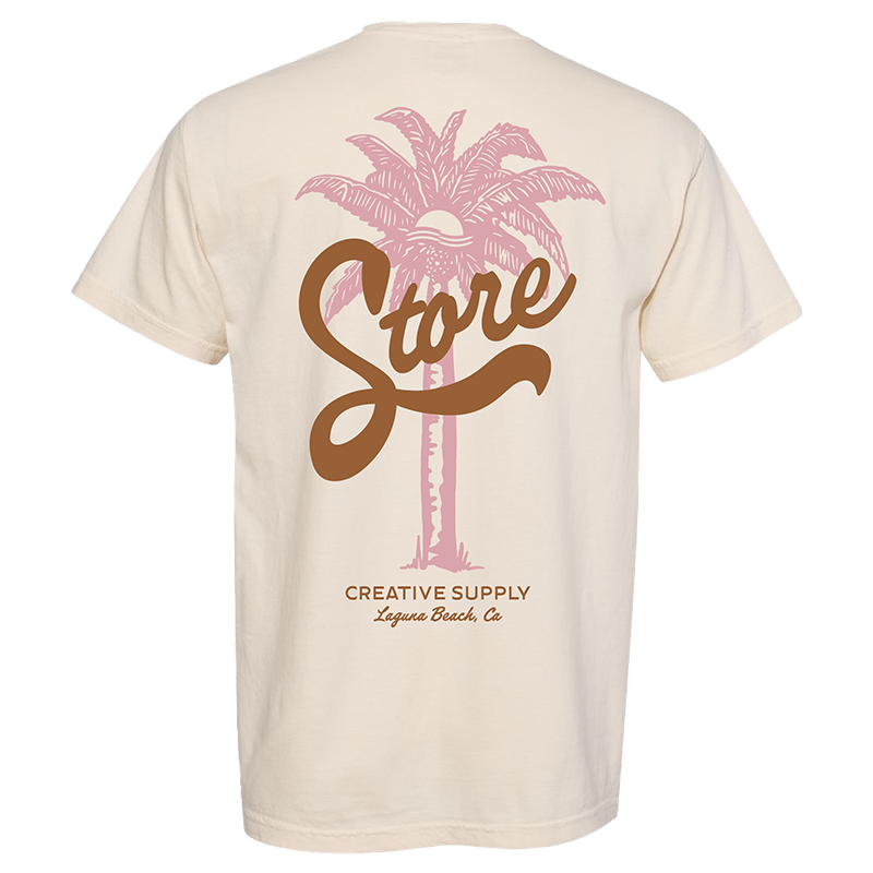 Palm Tee - Ivory